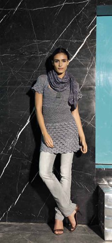 BREITER SCHAL Lace Lux von Lana Grossa